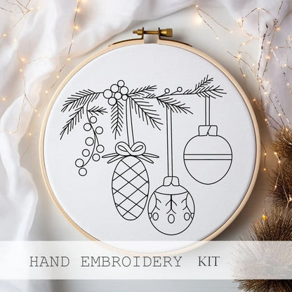 Christmas Embroidery KIT(Need To Create Their Own Diy)