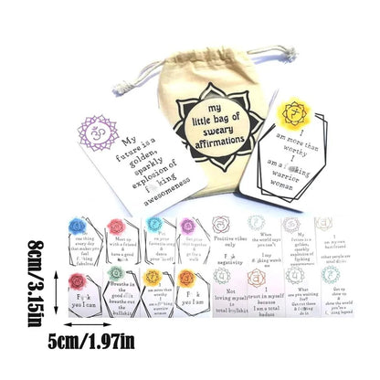 🔥Hot Sale 50% OFF✨ - 🎁Funny Affirmation Card Gift With Storage Pouch