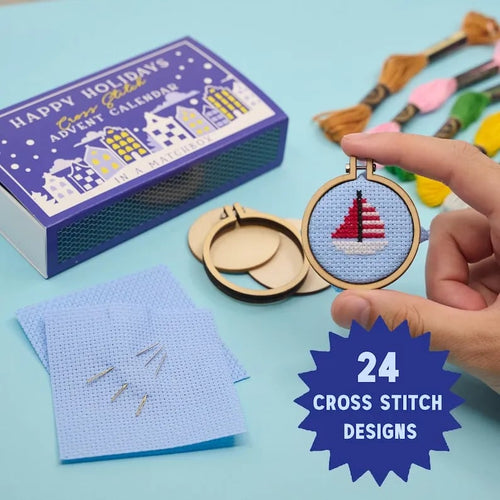 🔥LAST DAY 50% OFF - Christmas Cross Stitch Advent Calendar