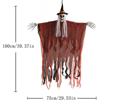 🎃💀Halloween Decoration Props Hooded Skeleton Hanging Ghosts
