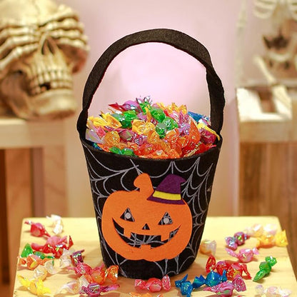 LAST DAY 49% OFF 🎃 For Trick Or Treating🎃 🍭Pumpkin-shaped Non-woven Tote Bag🍬