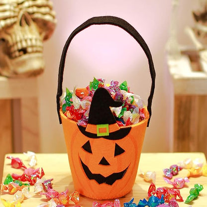 LAST DAY 49% OFF 🎃 For Trick Or Treating🎃 🍭Pumpkin-shaped Non-woven Tote Bag🍬
