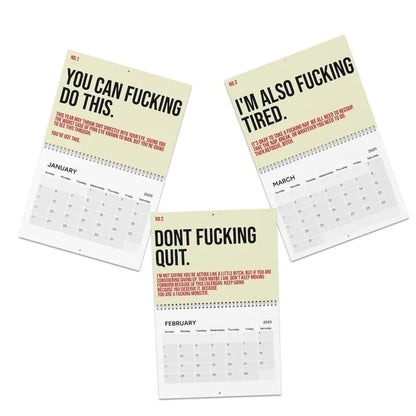 🔥LAST DAY 49% OFF -🤣2025 The Year Of Your Fucking Year Calendar