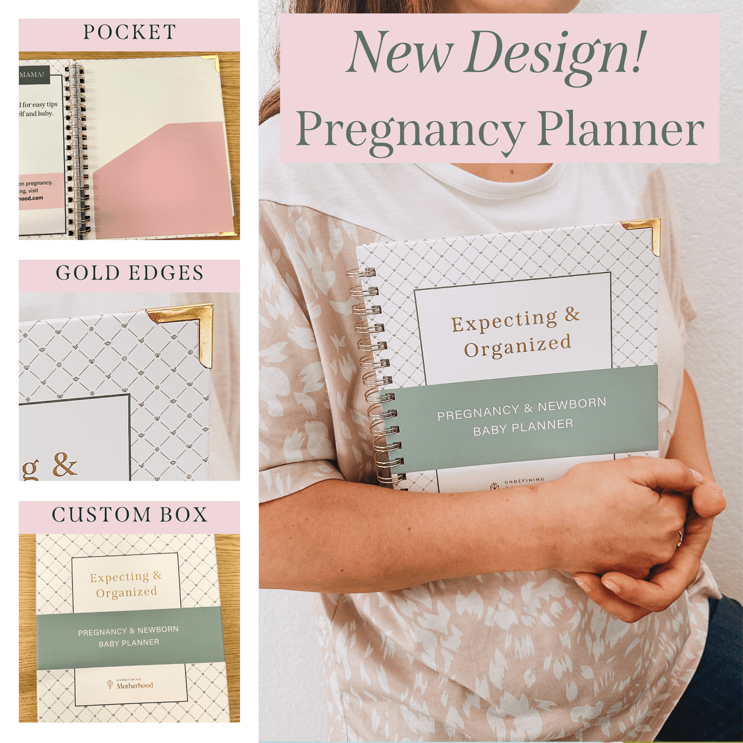 📕Expecting & Organized: Pregnancy Planner & New Baby Organizer(Buy 2 Free Shipping)