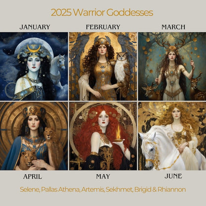 ✨Warrior Goddess 2025 Moon Phase Calendar - 🔥Buy More Save More