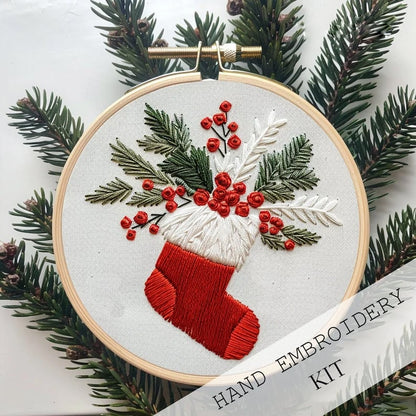 Christmas Embroidery KIT(Need To Create Their Own Diy)
