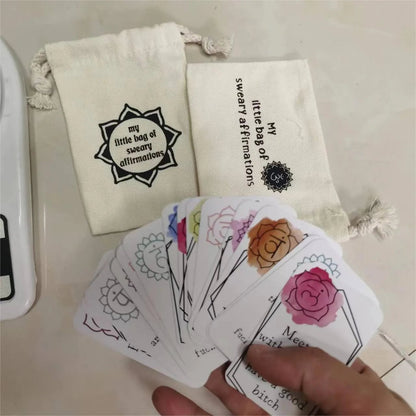 🔥Hot Sale 50% OFF✨ - 🎁Funny Affirmation Card Gift With Storage Pouch
