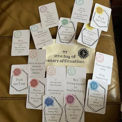 🔥Hot Sale 50% OFF✨ - 🎁Funny Affirmation Card Gift With Storage Pouch