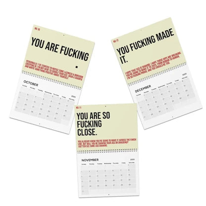 🔥LAST DAY 49% OFF -🤣2025 The Year Of Your Fucking Year Calendar