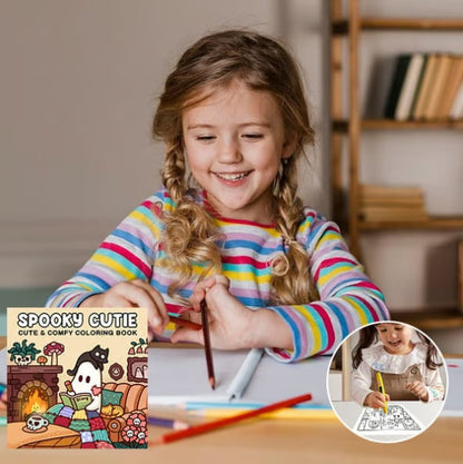 Spooky Cute Coloring Book