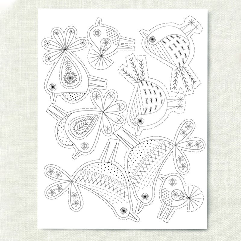 🔥LAST DAY 50% OFF - Water soluble embroidery transfers
