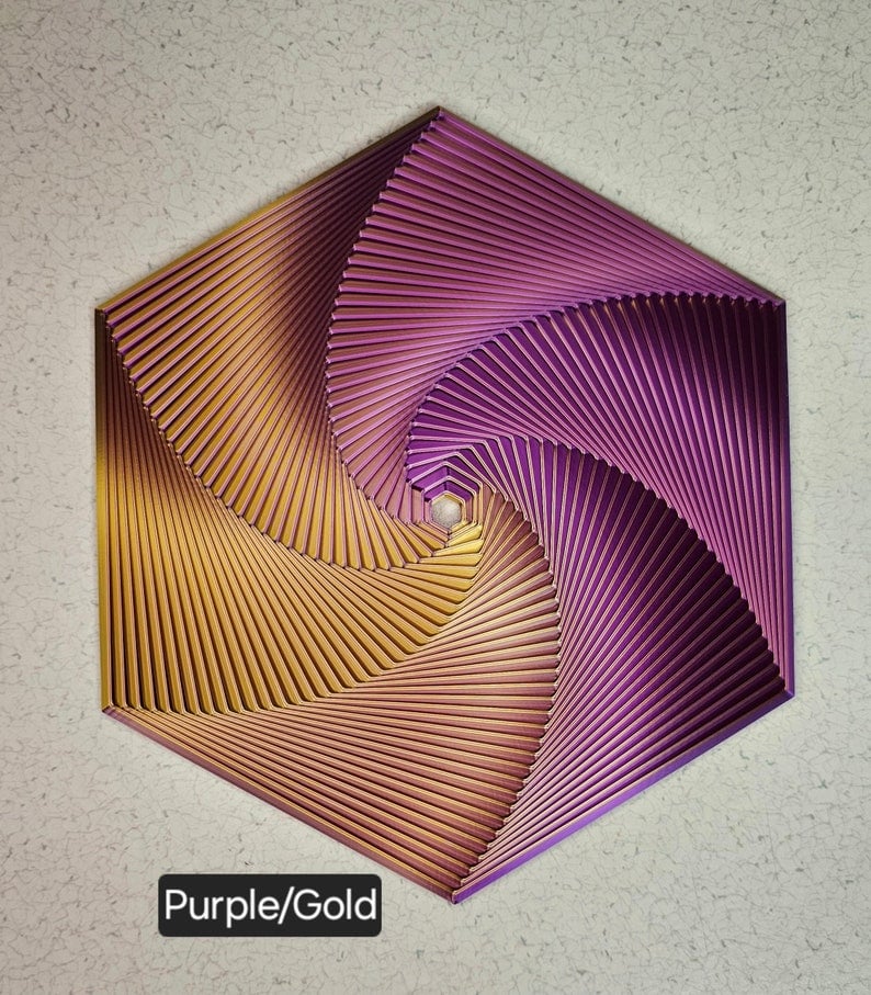 🔥Last Day 50% OFF⚡3D-Printed Fractal Fidget Hexagon(💥BUY MORE SAVE MORE)