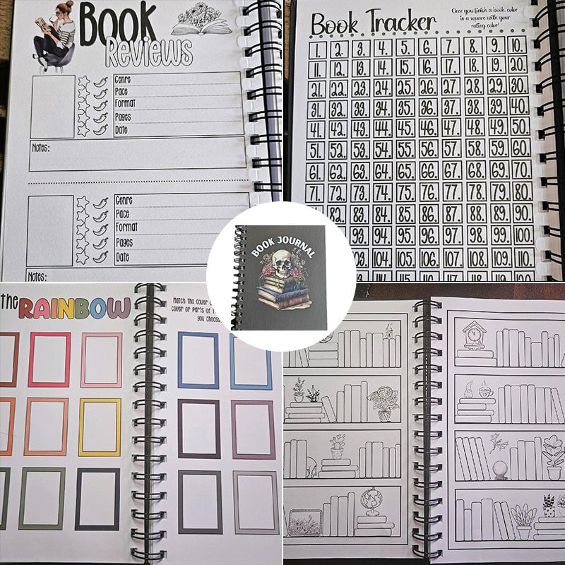 🔥LAST DAY 49% OFF - Book Journal(🌈Enjoy Coloring, 🥰Writing And Enriching Your Life)