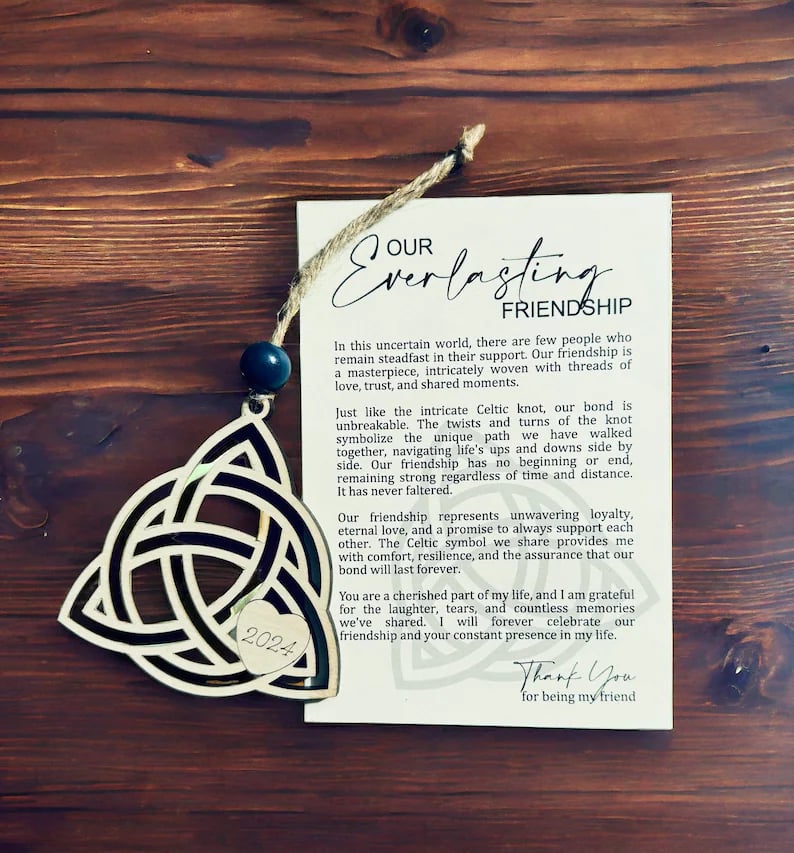 🔥LAST DAY 50% OFF - 💕Friendship Story Card Ornament