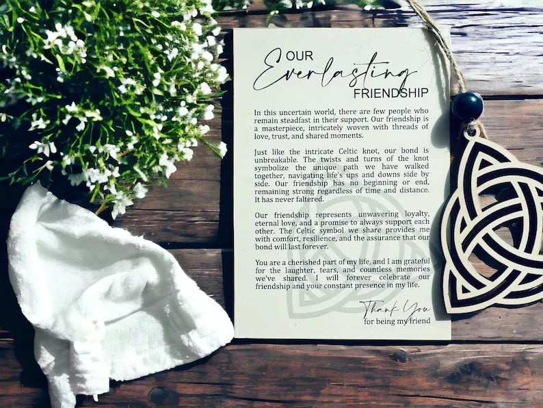 🔥LAST DAY 50% OFF - 💕Friendship Story Card Ornament